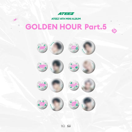 ATEEZ - [POP-UP STORE [GOLDEN HOUR : Part.5] MD] CAN BADGE SET