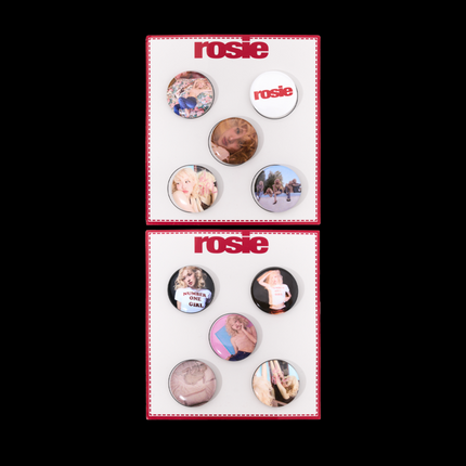ROSÉ - [ROSIE] PIN BUTTON SET (A VER.)