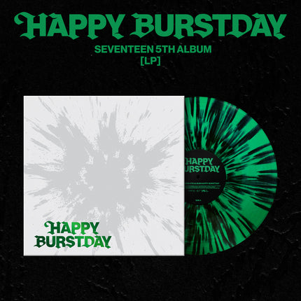 SEVENTEEN - 5th Album [HAPPY BURSTDAY] (Black Splatter & Evergreen Color LP)