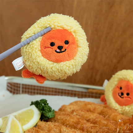 Jelly bear stuffed toy keyring - 02 deep-fried shrimp