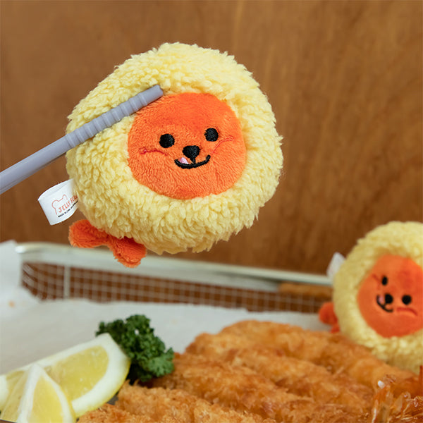 Jelly bear stuffed toy keyring - 02 deep-fried shrimp