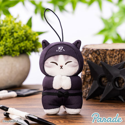 mofusand Ninja Mascot 10cm_Black