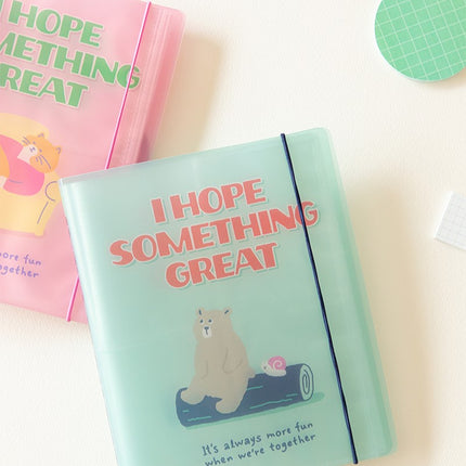 photo card album - 01 Lazy bear